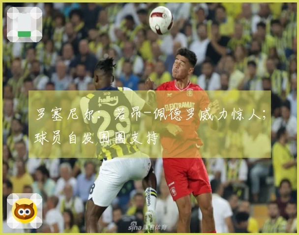 罗塞尼尔：若昂-佩德罗威力惊人；球员自发围圈支持